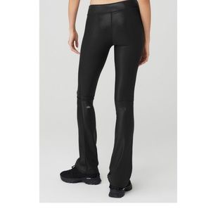 ALO super shine low rise bootcut flared leggings